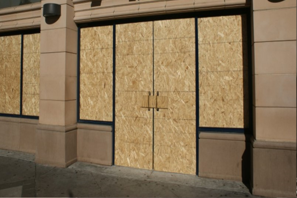 Boarding Up in Camden Town, NW1